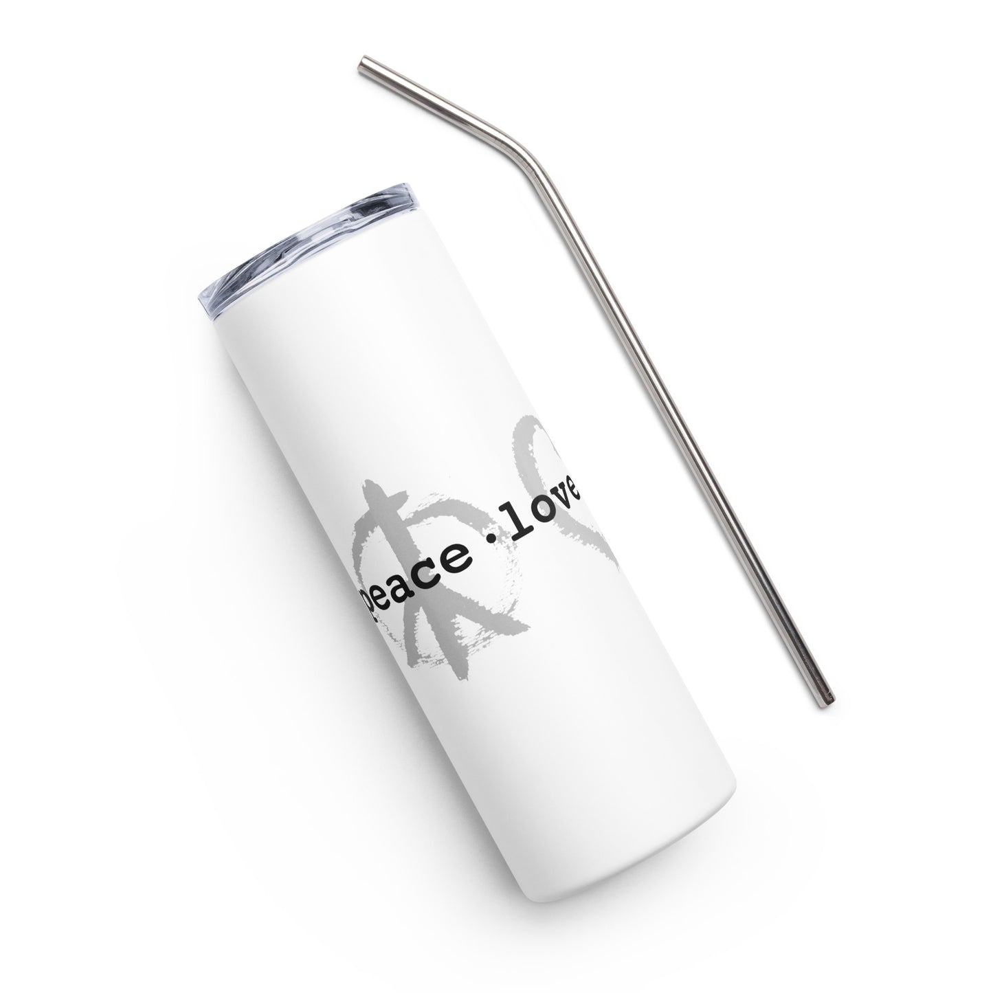 PeaceLoveBasketball Classic Stainless Steel Tumbler
