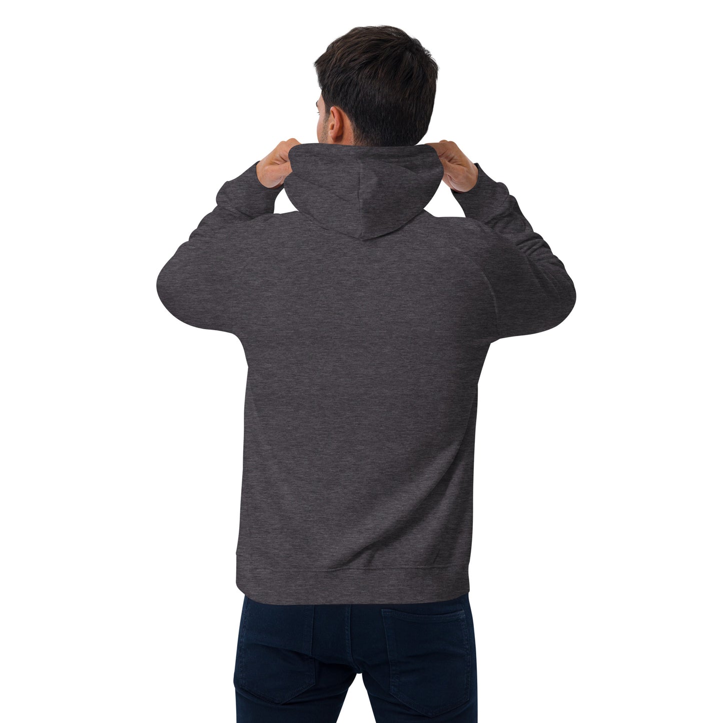 PeaceLoveBasketball Pride Charcoal Unisex Eco Hoodie