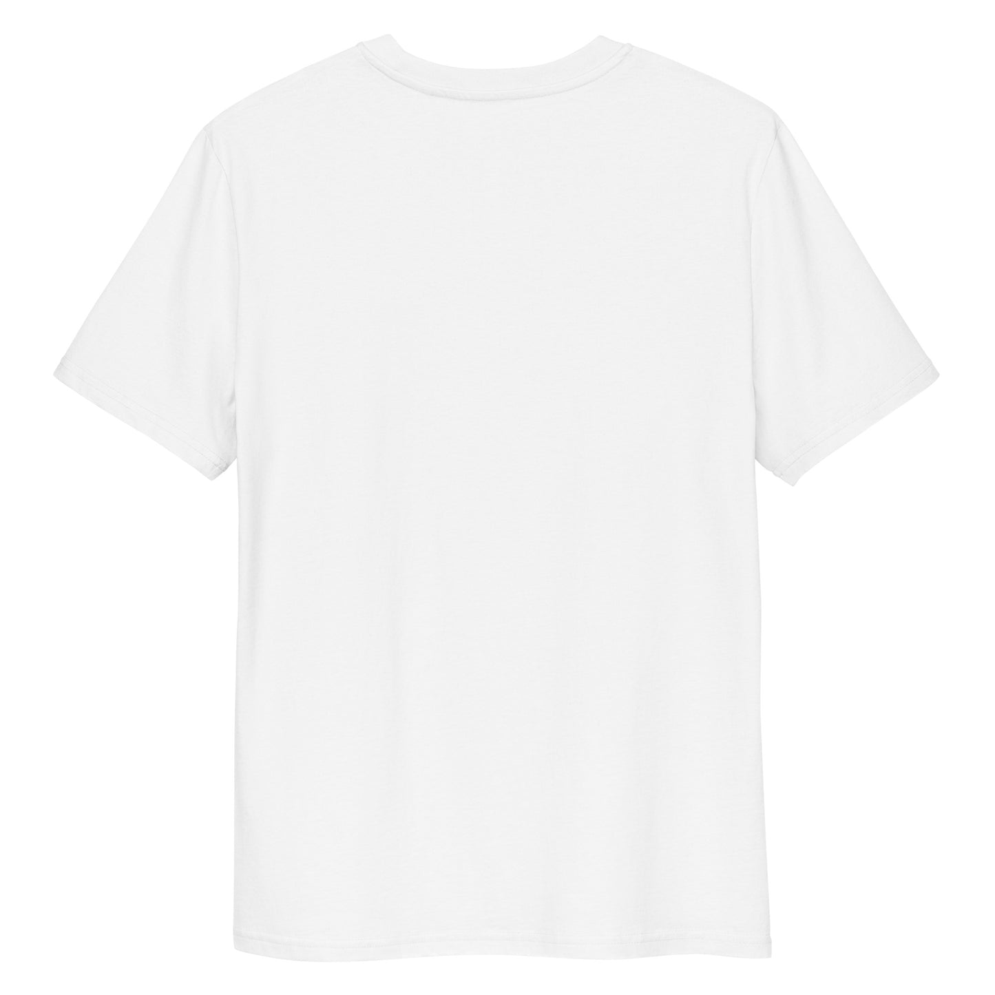 PeaceLoveBasketball Pride White Unisex Organic Cotton T-shirt