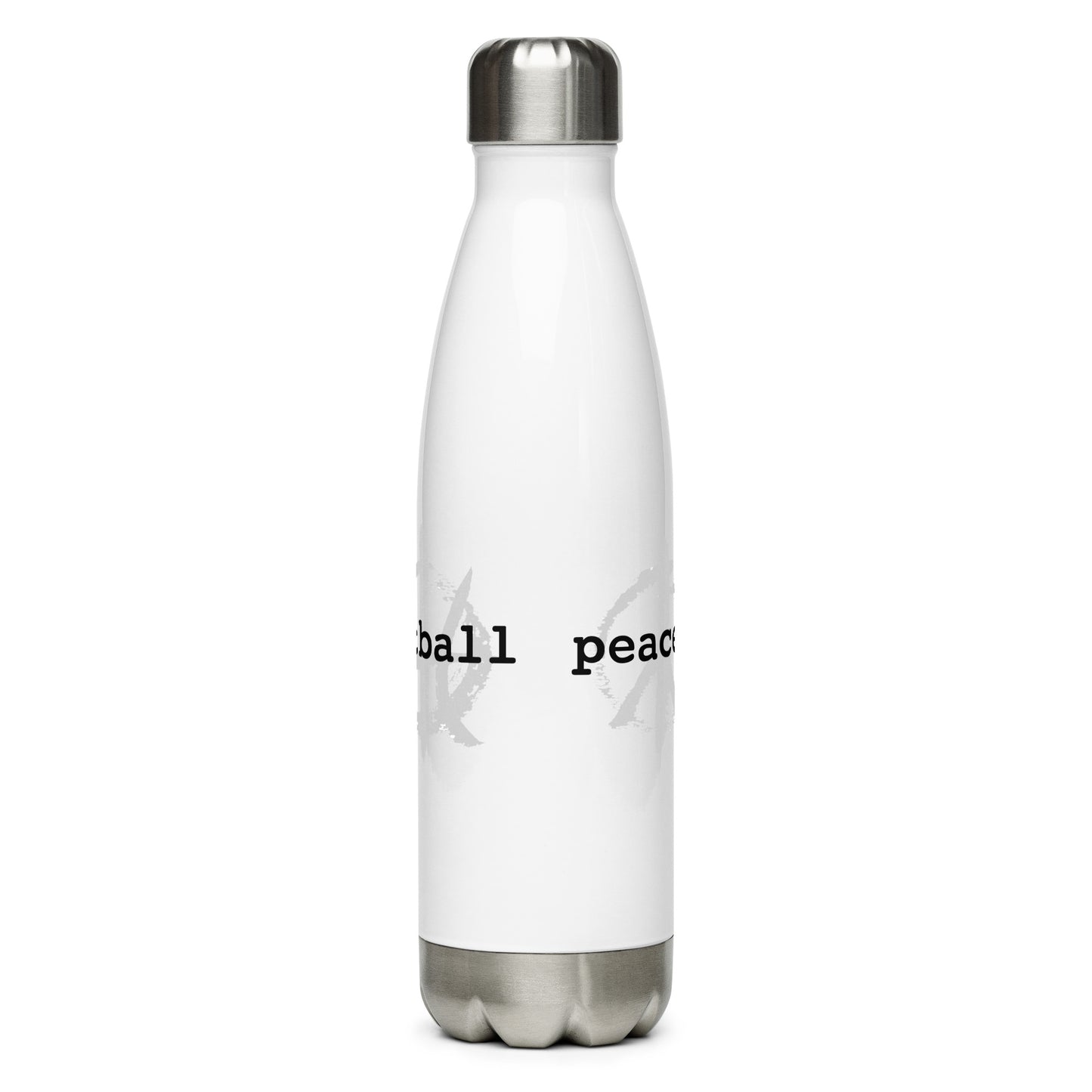 PeaceLoveBasketball Classic Stainless Steel Water Bottle