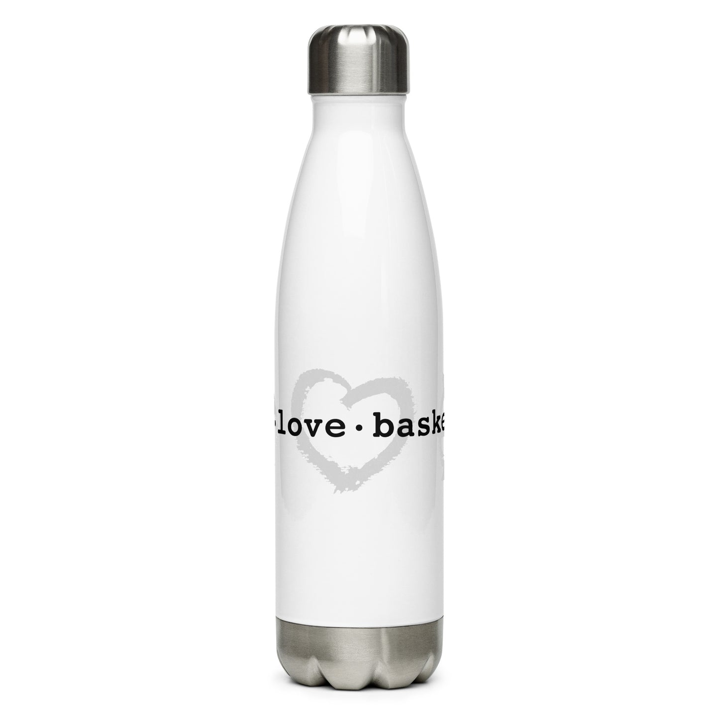 PeaceLoveBasketball Classic Stainless Steel Water Bottle