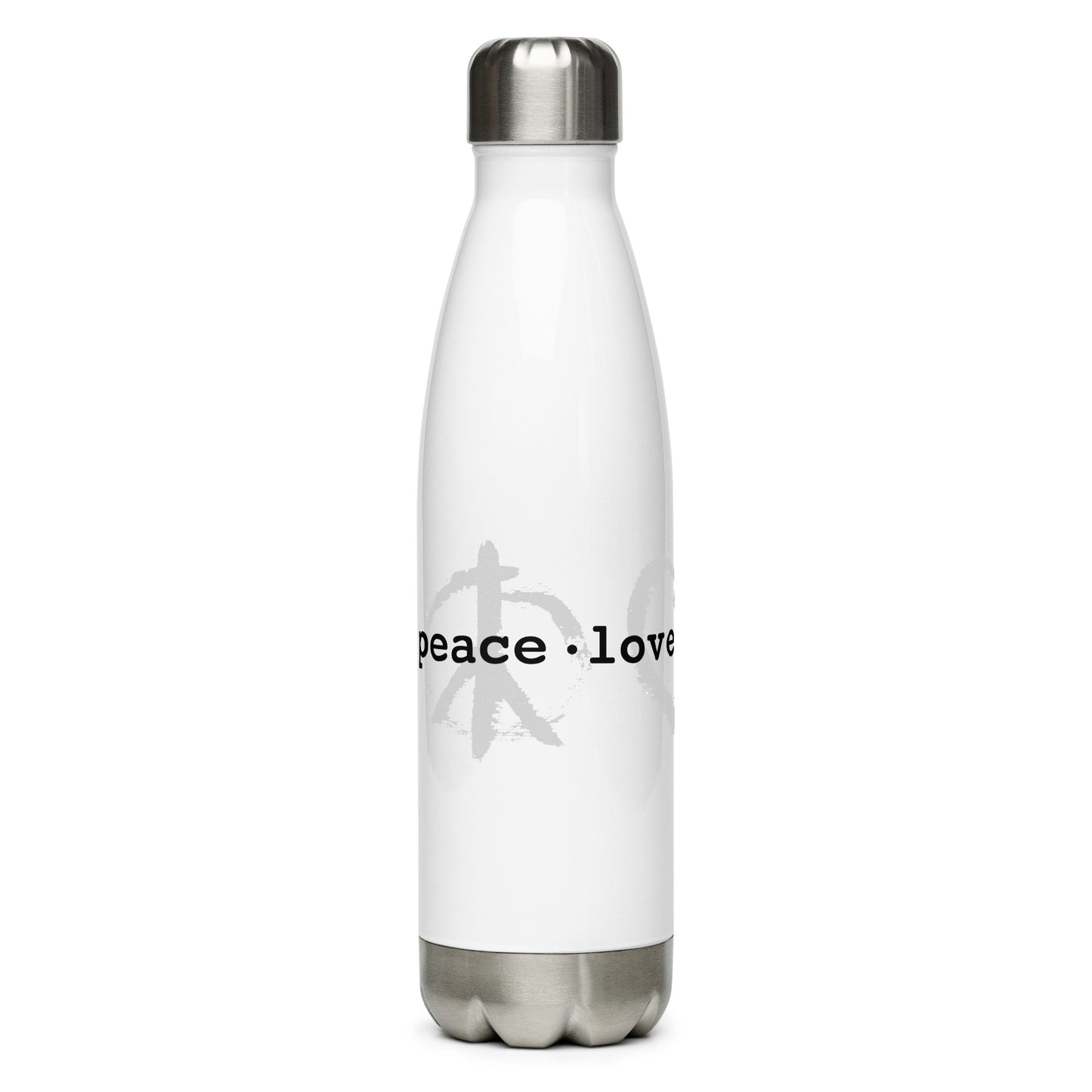 PeaceLoveBasketball Classic Stainless Steel Water Bottle