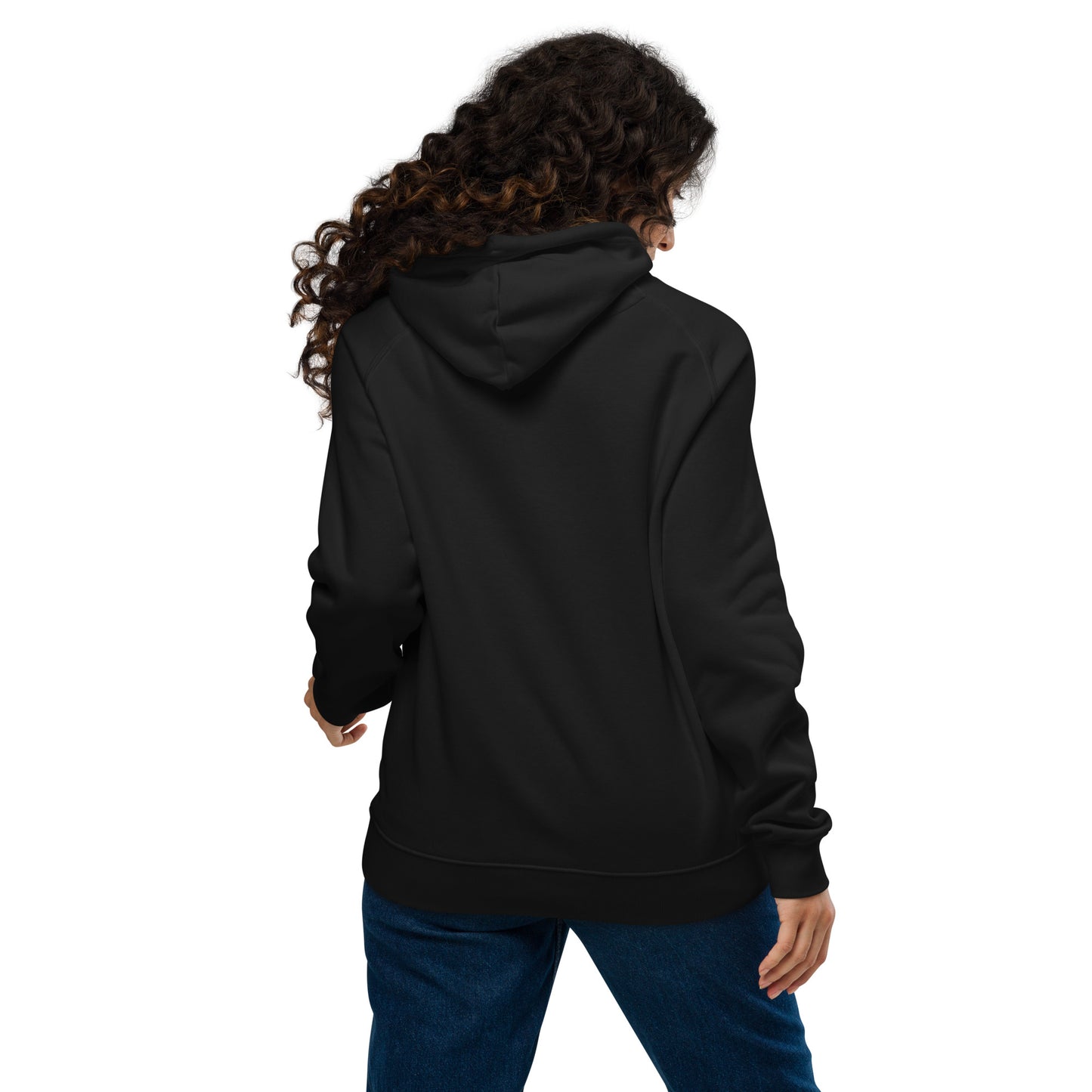 PeaceLoveBasketball Classic Black Unisex Eco Hoodie